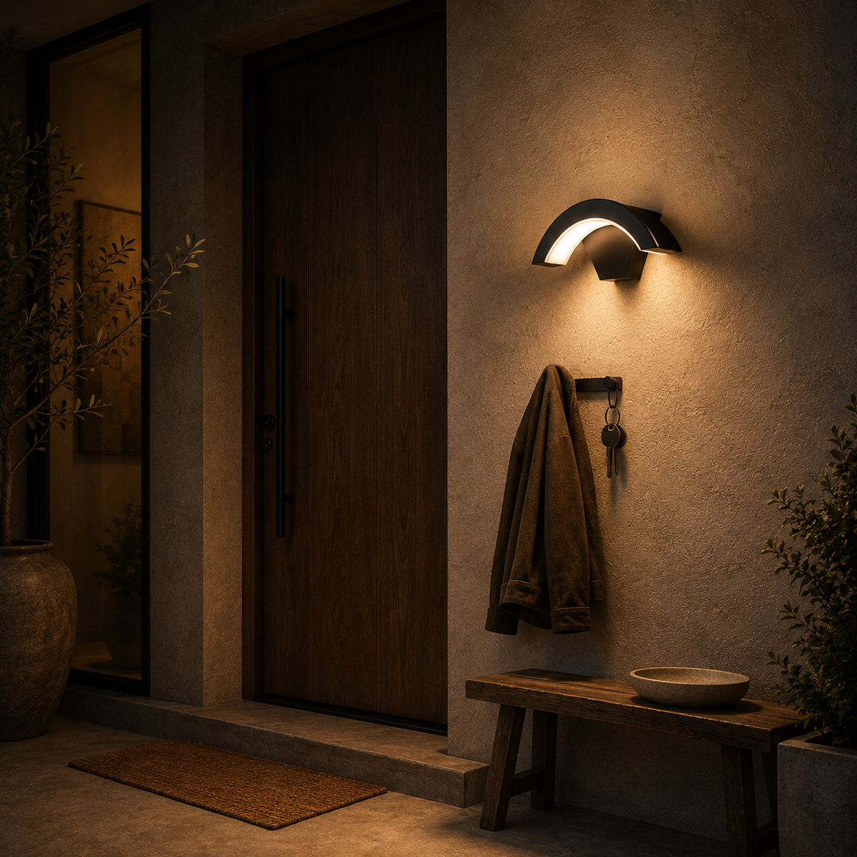 Crescent Wall Light