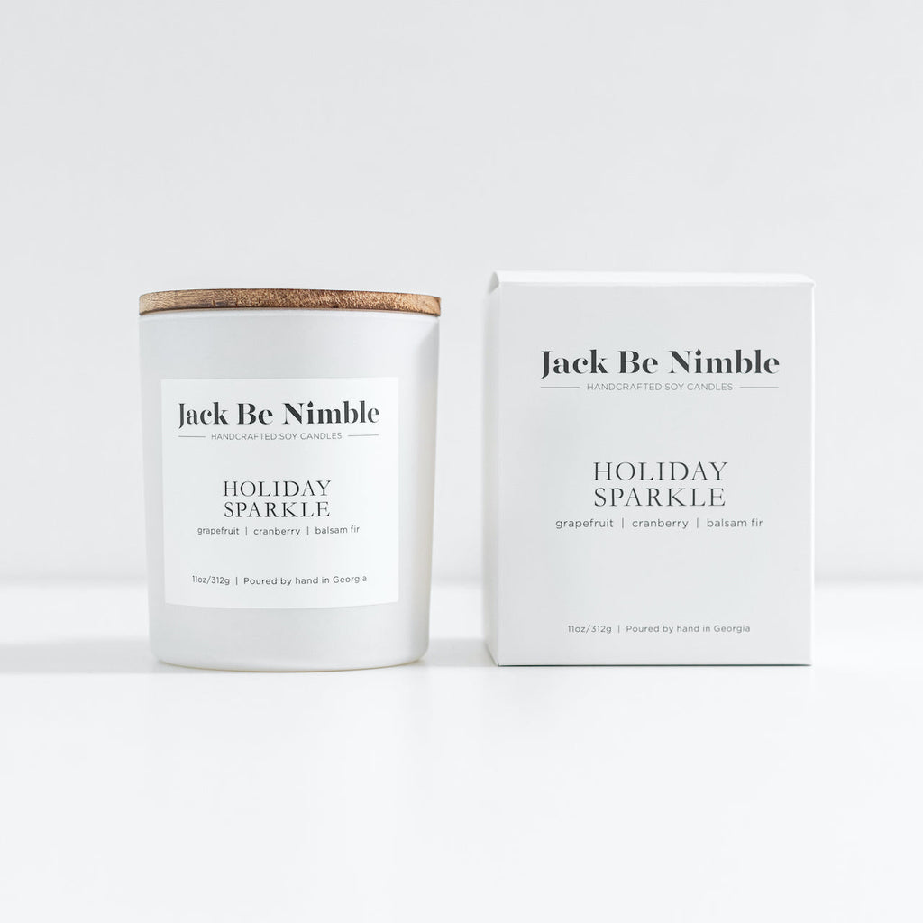 Holiday Sparkle Soy Candle - 11oz