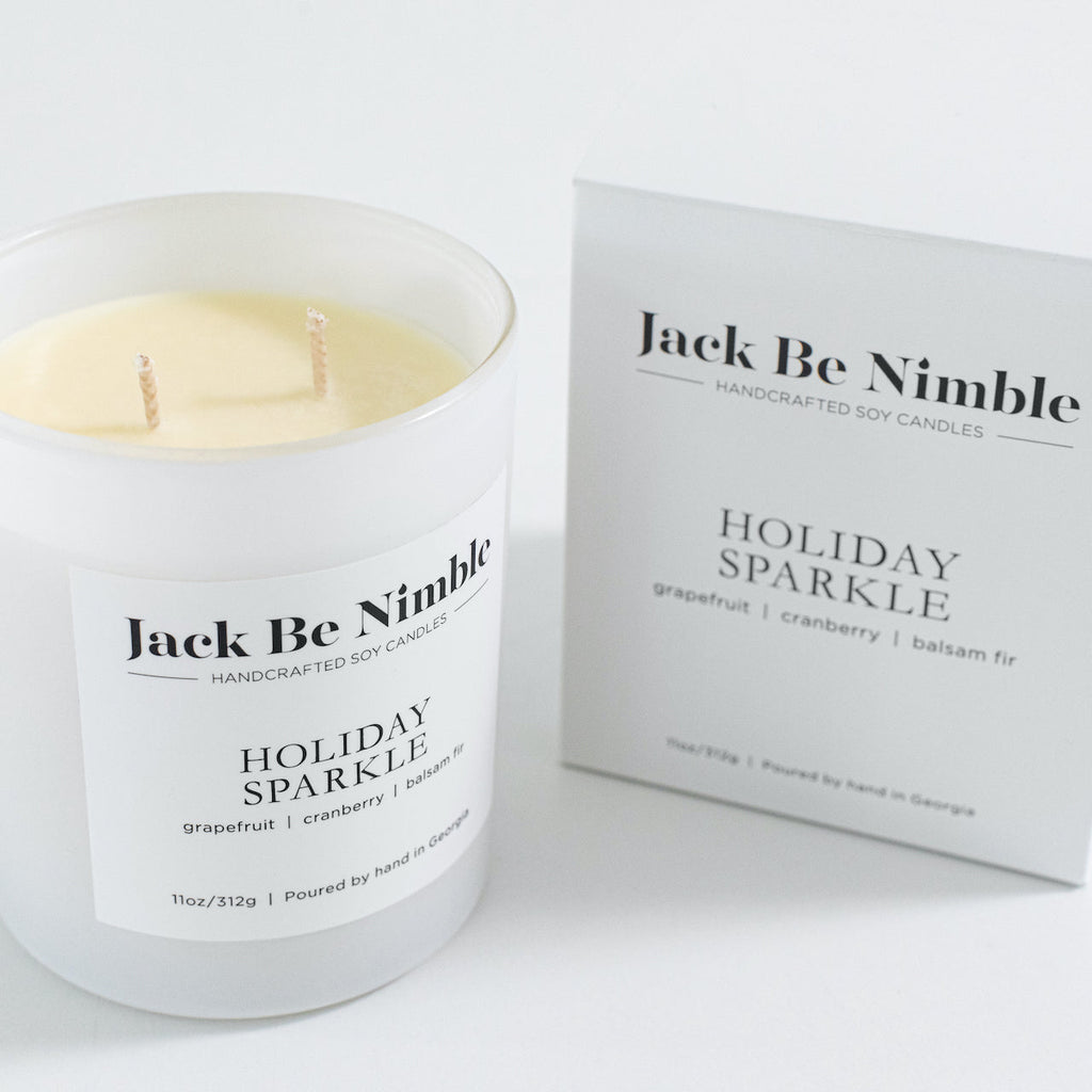 Holiday Sparkle Soy Candle - 11oz