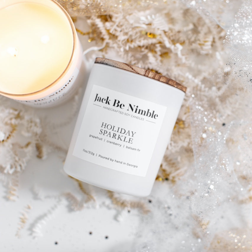 Holiday Sparkle Soy Candle - 11oz